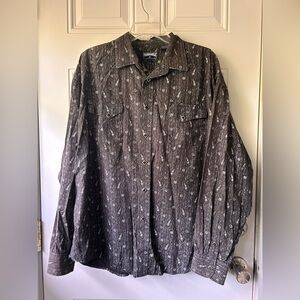 Panhandle Western Button-up Paisley Shirt